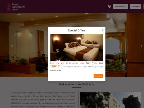 hotelsiddharta.com